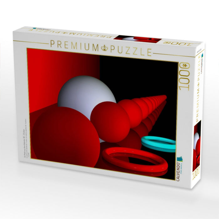 Ein Motiv aus dem Kalender 3D - 3 Farben - CALVENDO Foto-Puzzle'