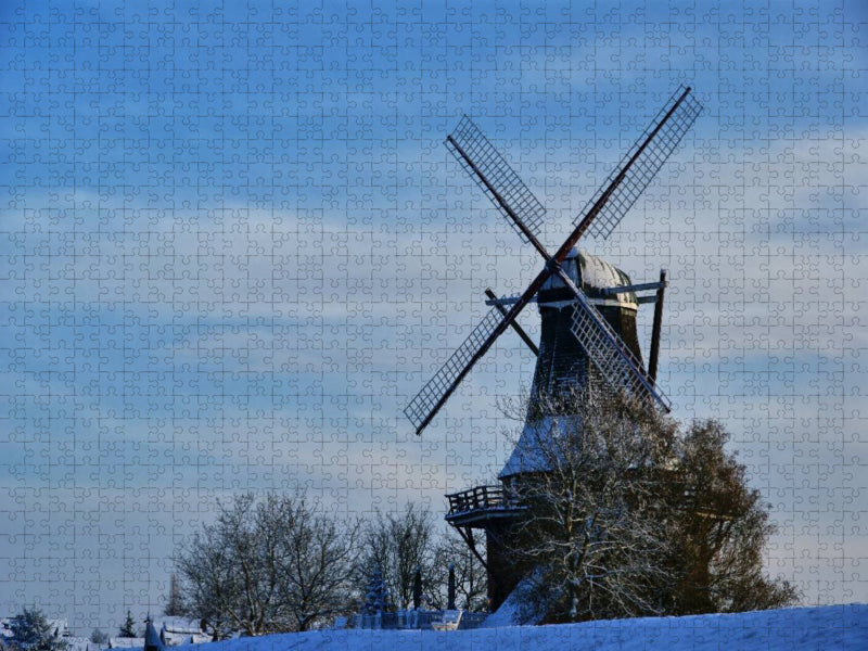 Mühle Aurora Jork Borstel - CALVENDO Foto-Puzzle'