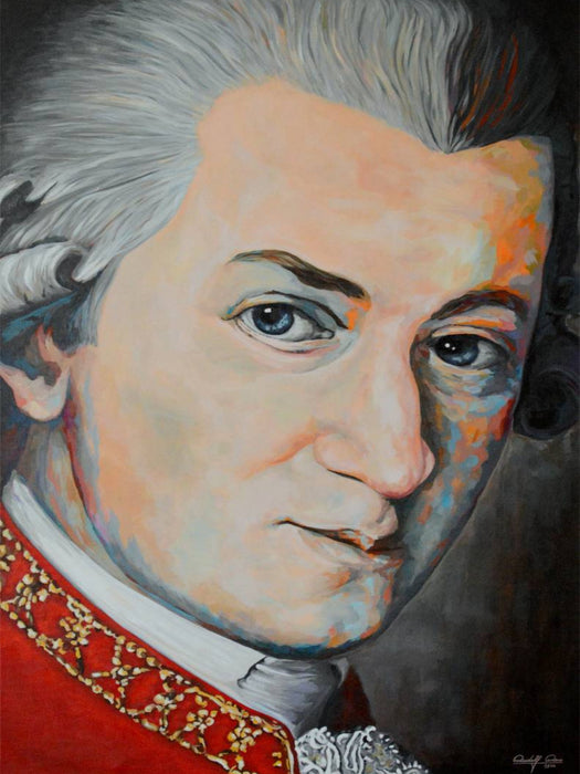Amadeus Mozart (1756-1791) - CALVENDO Foto-Puzzle'