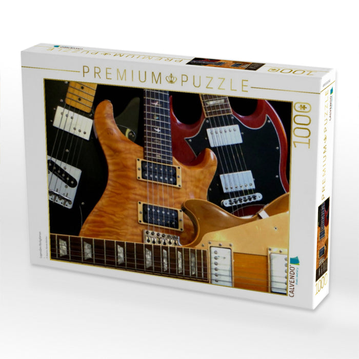 Legendäre Rockgitarren - CALVENDO Foto-Puzzle'