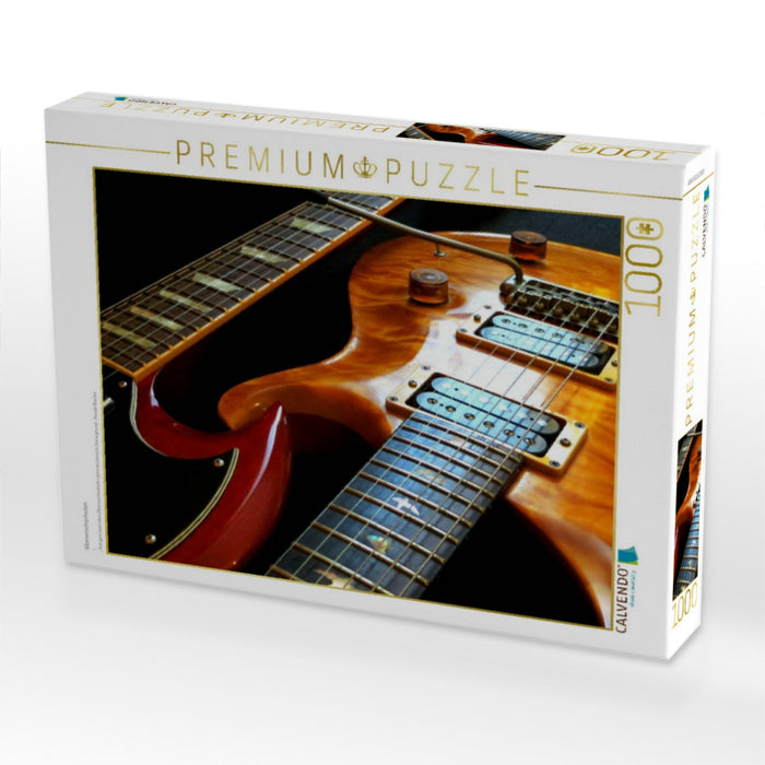 Gitarrenschönheiten - CALVENDO Foto-Puzzle'