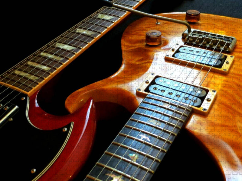Gitarrenschönheiten - CALVENDO Foto-Puzzle'