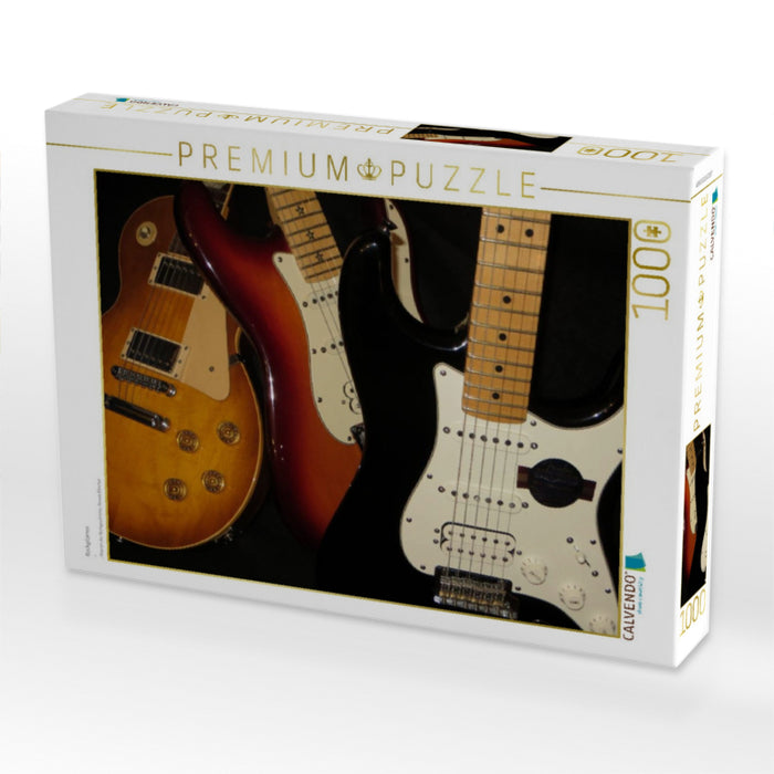 Rockgitarren - CALVENDO Foto-Puzzle'