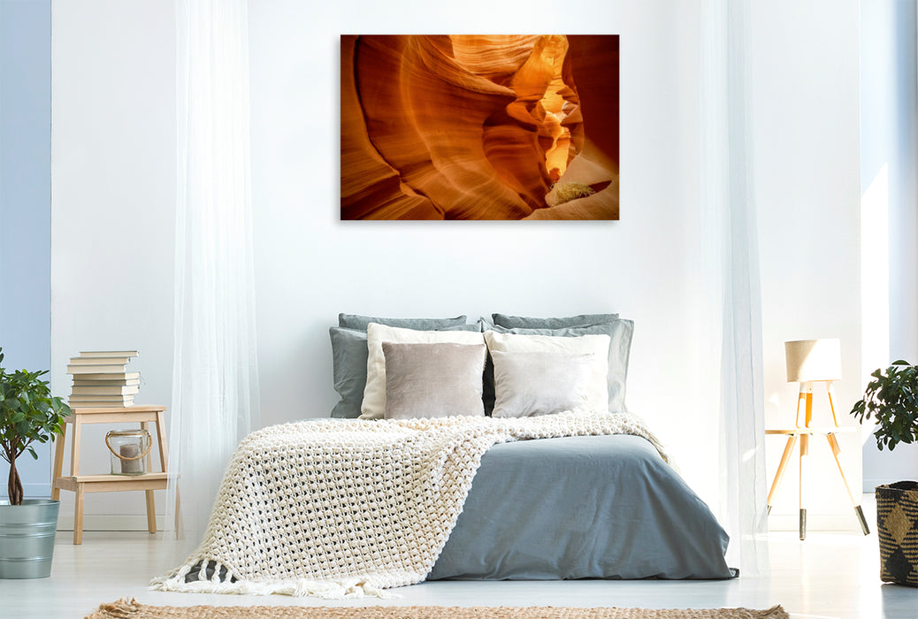 Premium Textil-Leinwand Premium Textil-Leinwand 120 cm x 80 cm quer Antelope Canyon