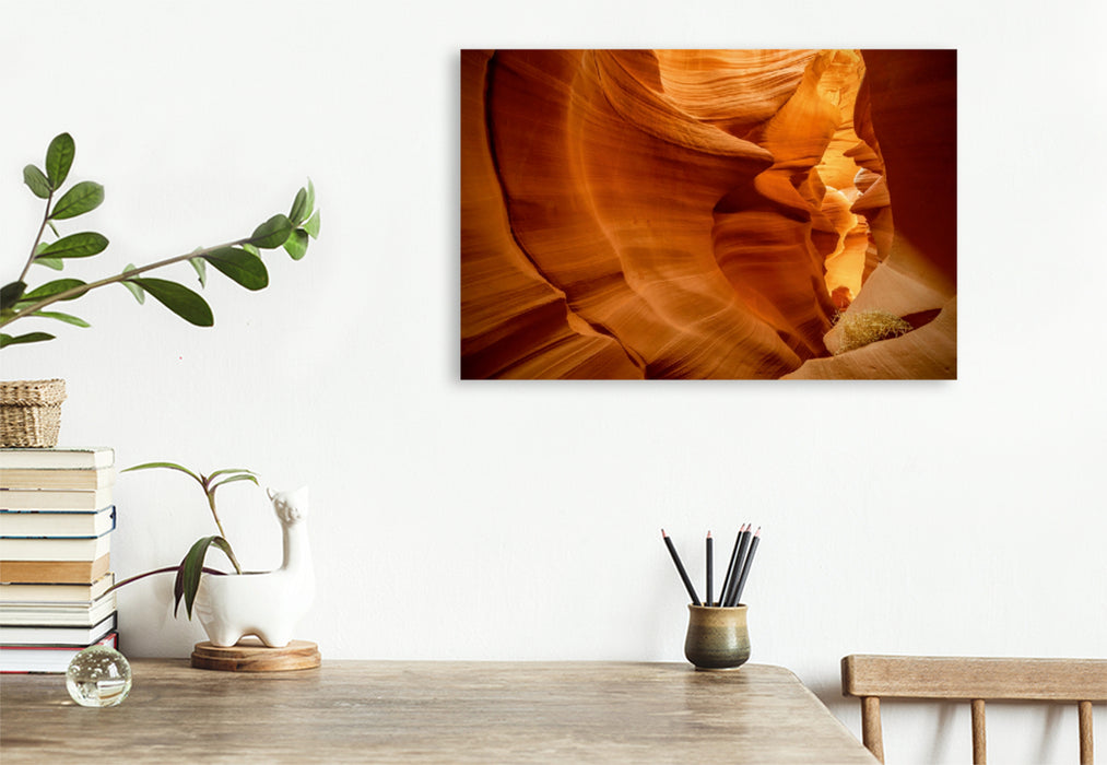 Premium Textil-Leinwand Premium Textil-Leinwand 120 cm x 80 cm quer Antelope Canyon