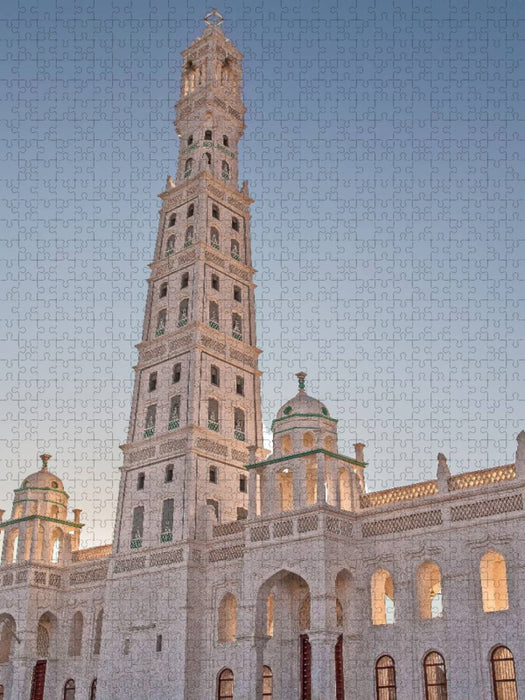 Minarett in Tarim - CALVENDO Foto-Puzzle'