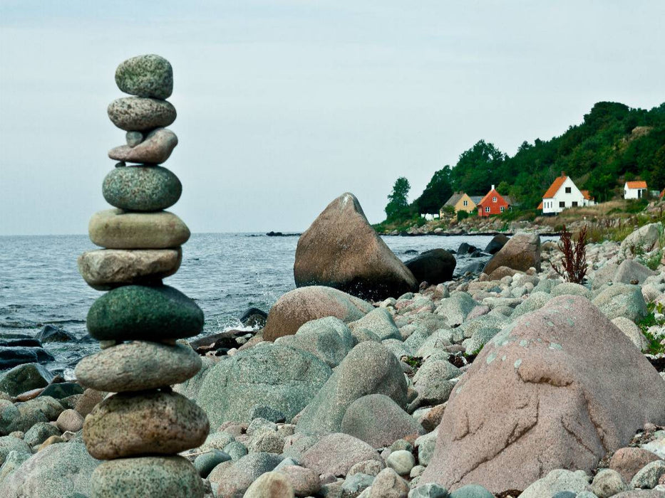 Steinstrand bei Hellige-Peder - CALVENDO Foto-Puzzle'