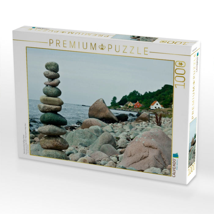 Steinstrand bei Hellige-Peder - CALVENDO Foto-Puzzle'