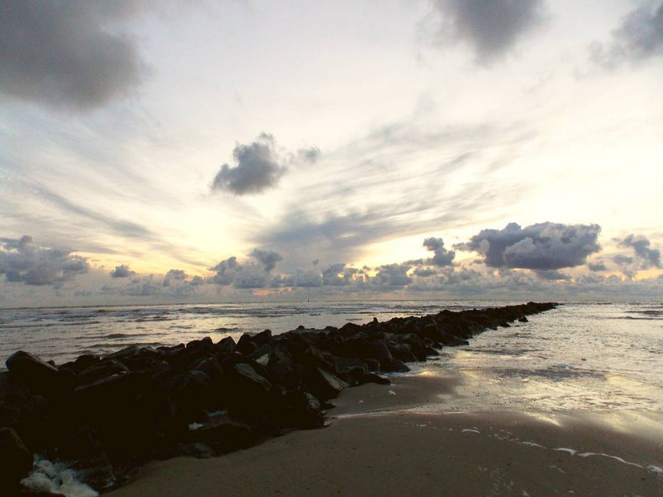 Abends am Strand von Texel - CALVENDO Foto-Puzzle'