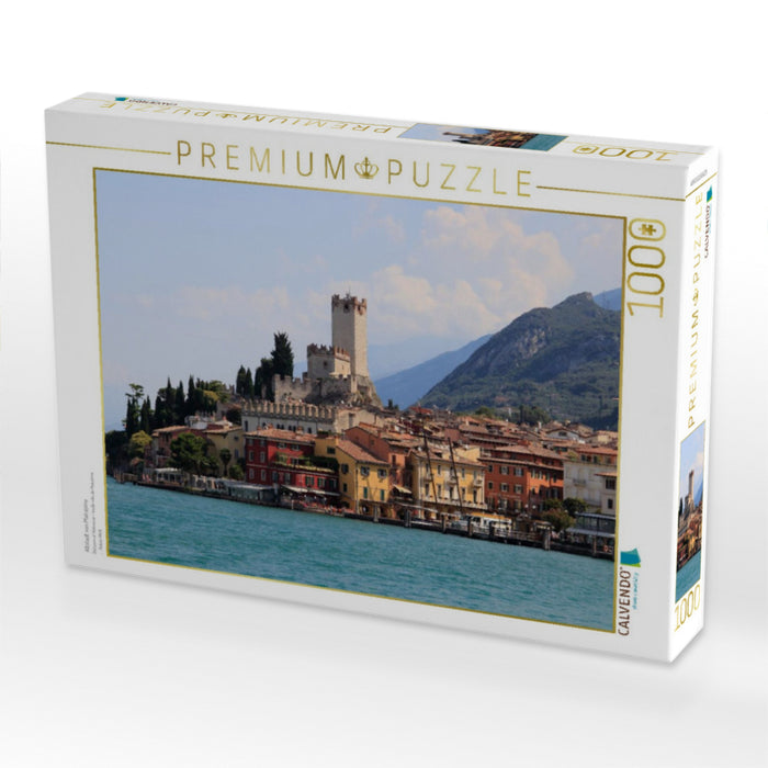 Altstadt von Malcesine - CALVENDO Foto-Puzzle'