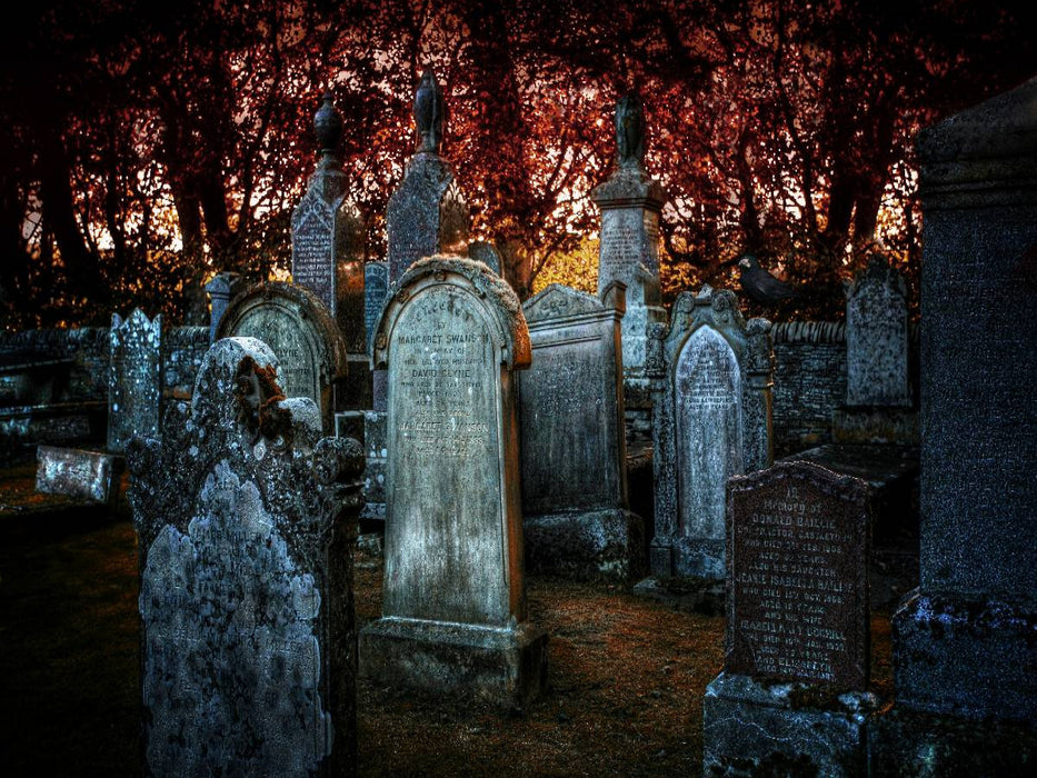 Gothic Fantasy - Warten auf die Nacht - CALVENDO Foto-Puzzle'