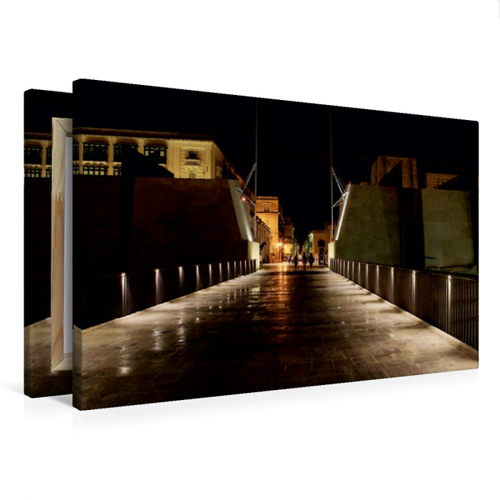 Premium Textil-Leinwand Valletta City Gate