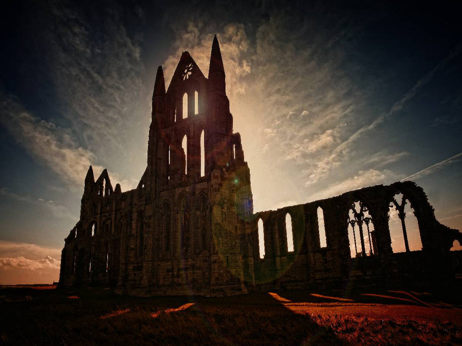 Gothic Fantasy - Schatten der Kathedrale - CALVENDO Foto-Puzzle'