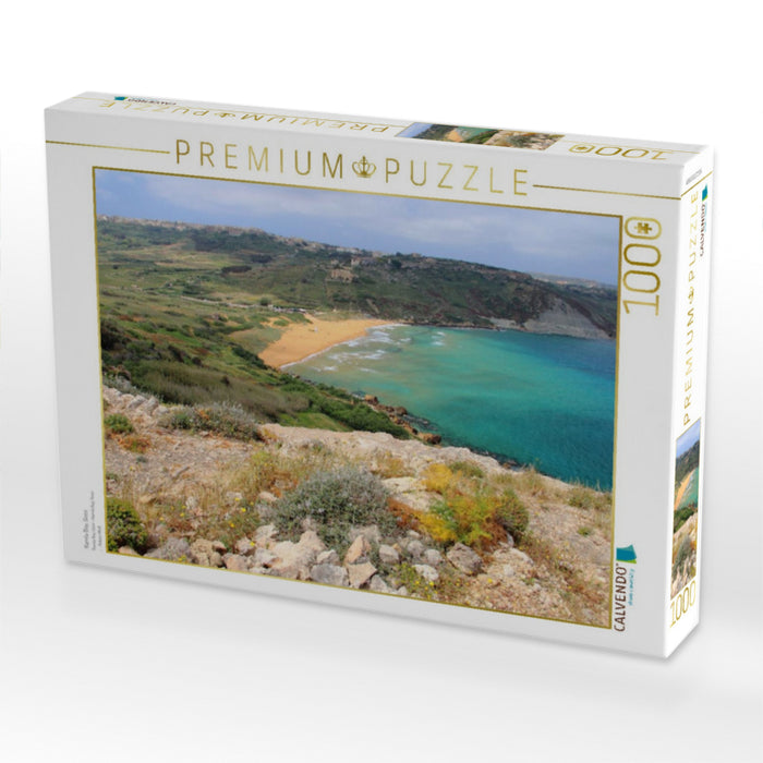 Ramla Bay, Gozo - CALVENDO Foto-Puzzle'