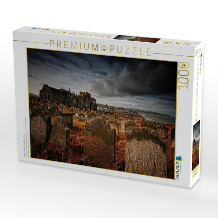 Gothic Fantasy - Friedhof am Meer - CALVENDO Foto-Puzzle'