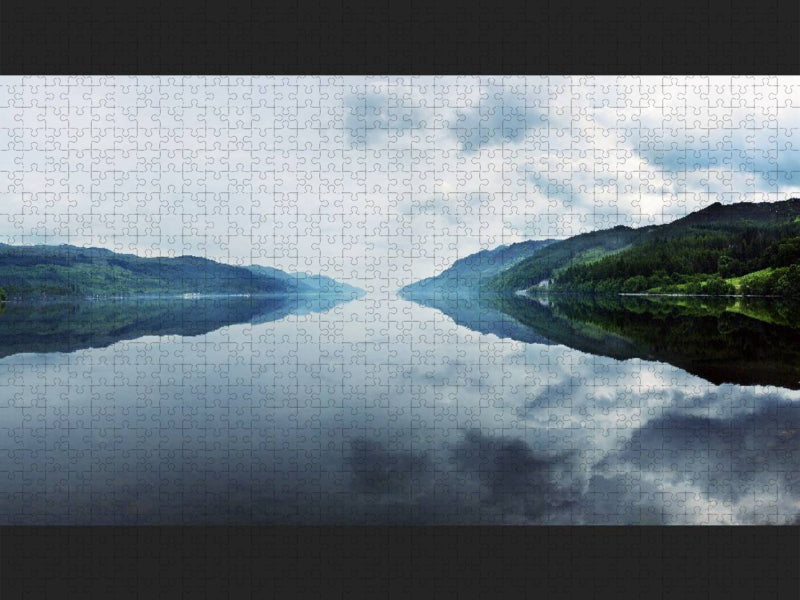 Panorama, Loch Ness, Schottland - CALVENDO Foto-Puzzle'