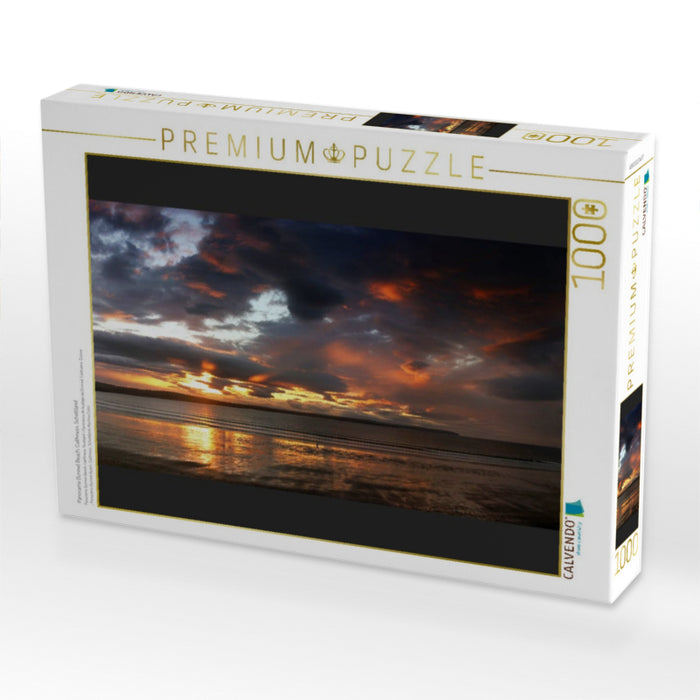 Panorama Dunnet Beach, Caithness, Schottland - CALVENDO Foto-Puzzle'