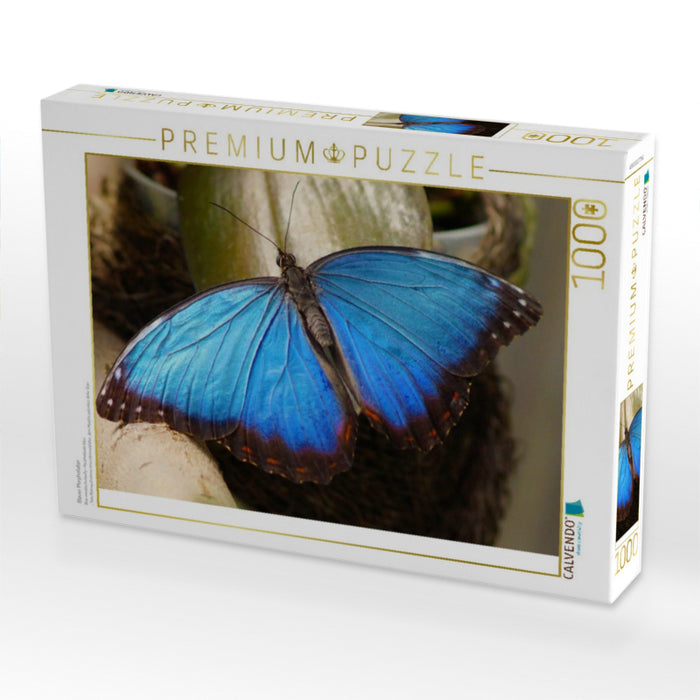 Blauer Morphofalter - CALVENDO Foto-Puzzle'
