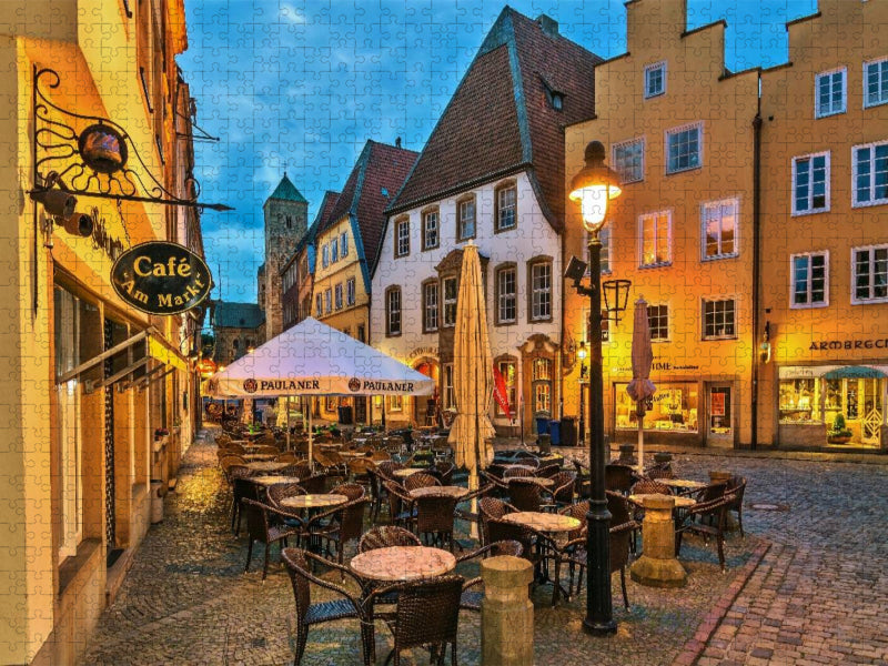 Marktplatz Osnabrück - CALVENDO Foto-Puzzle'