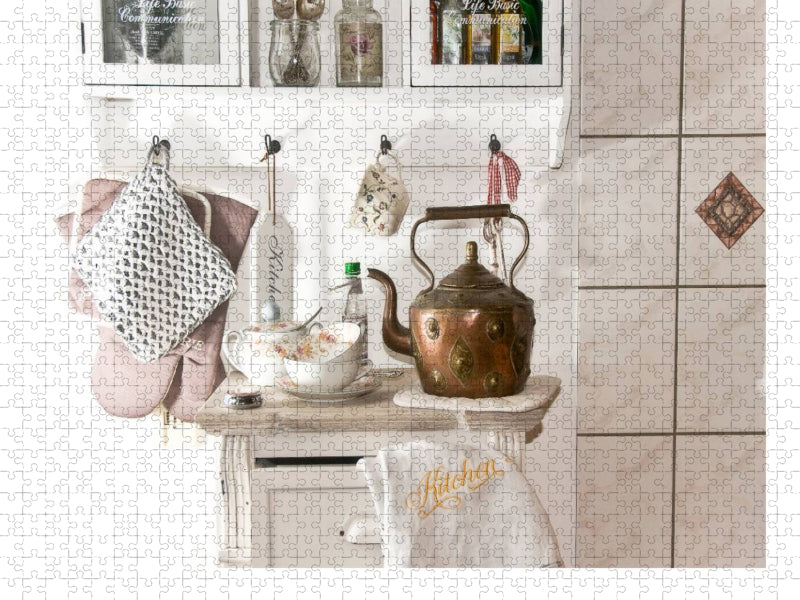 Küchen-Romantik - CALVENDO Foto-Puzzle'