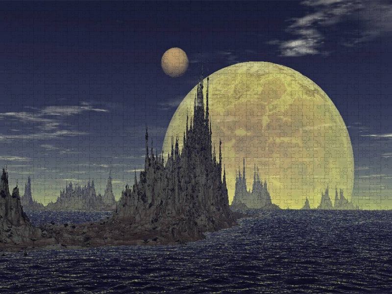 Ein Motiv aus dem Kalender Fantasie-Planeten - CALVENDO Foto-Puzzle'