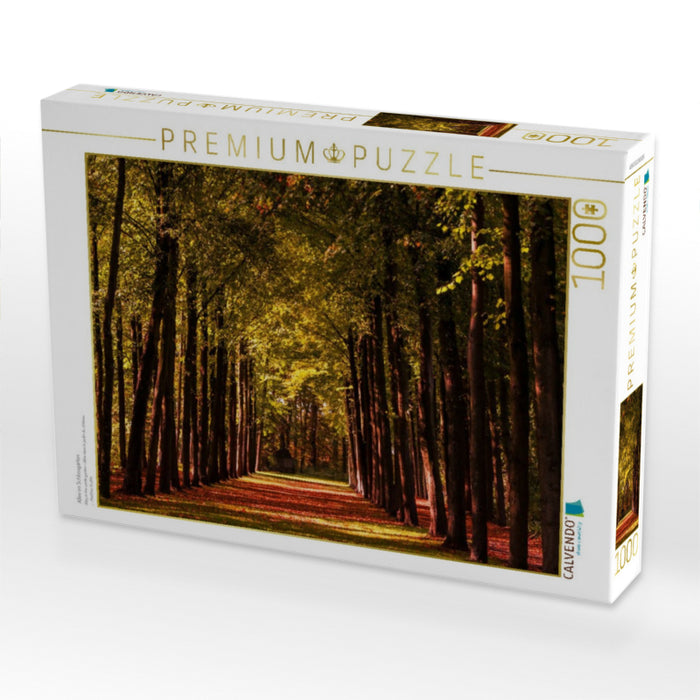 Allee im Schlossgarten - CALVENDO Foto-Puzzle'