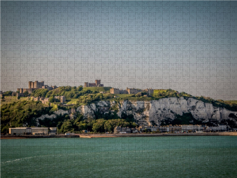 White rocks with Dover Castle - CALVENDO photo puzzle 
