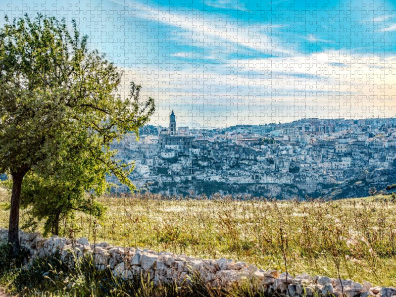 Blick auf Matera in Basilikata - CALVENDO Foto-Puzzle'
