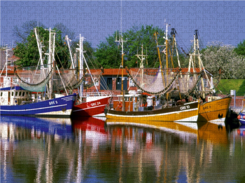Ein Motiv aus dem Kalender Malerische Fischerhäfen in Norddeutschland 1000 Teile Puzzle quer - CALVENDO Foto-Puzzle'