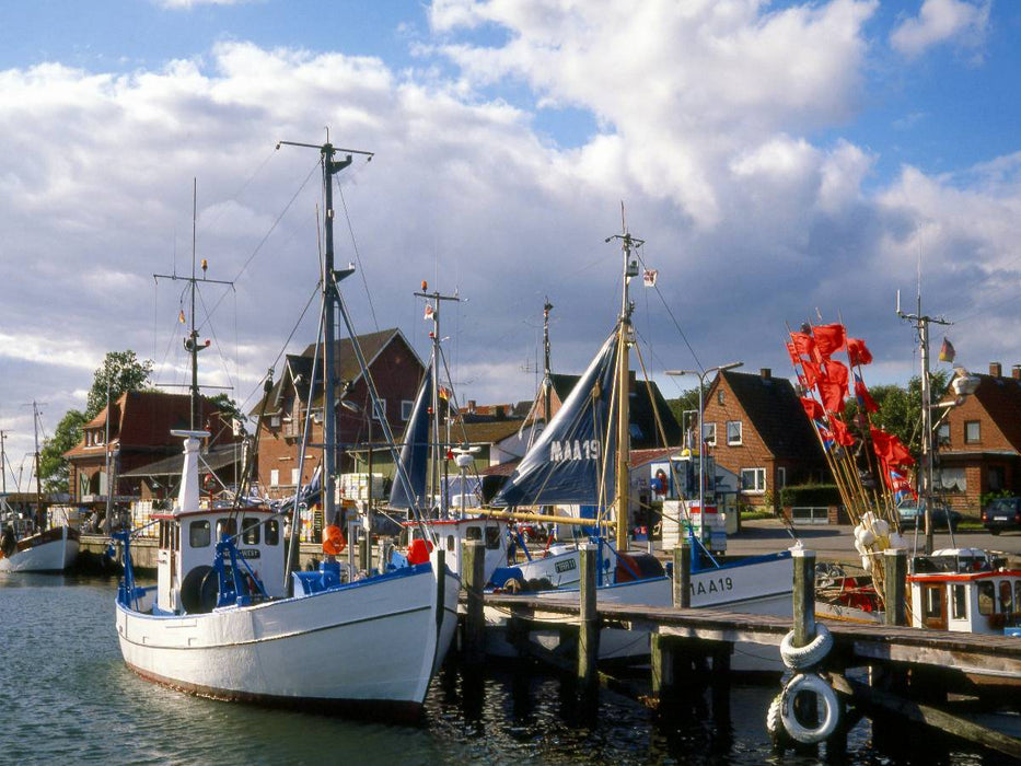 Maasholm fish harbor, Baltic Sea - CALVENDO photo puzzle 