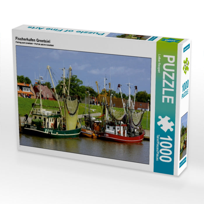 Fischerhafen Greetsiel 1000 Teile Puzzle quer - CALVENDO Foto-Puzzle'