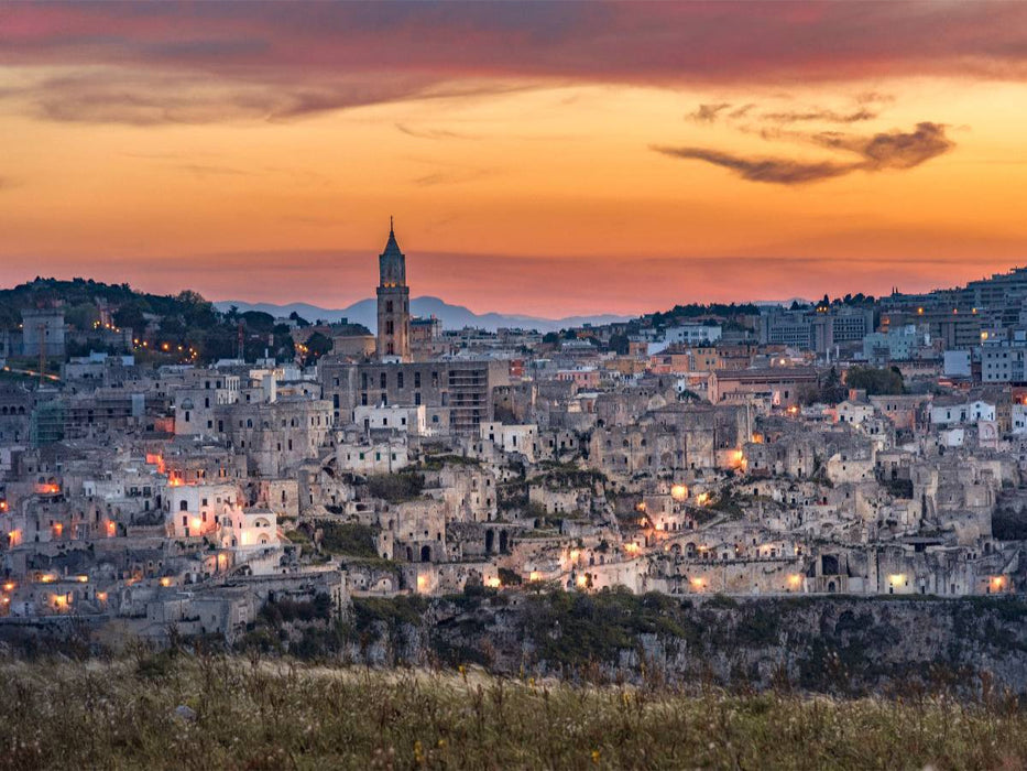 Sonnenuntergang über Matera - CALVENDO Foto-Puzzle'