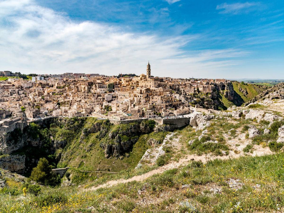 Matera und die Schlucht der Gravina di Matera - CALVENDO Foto-Puzzle'