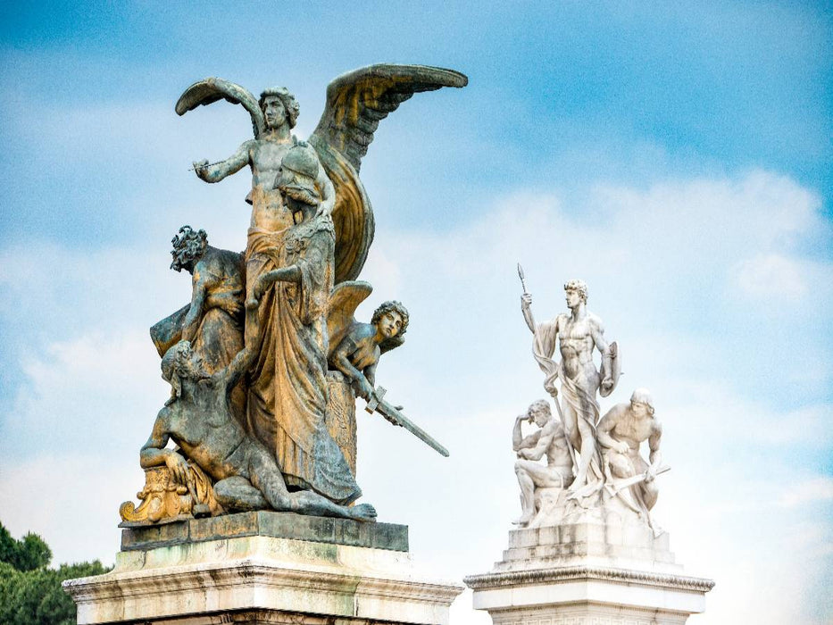 Statue am Vittoriano in Rom - CALVENDO Foto-Puzzle'