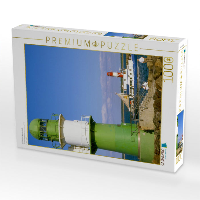 Leuchtturm Warnemünde - CALVENDO Foto-Puzzle'
