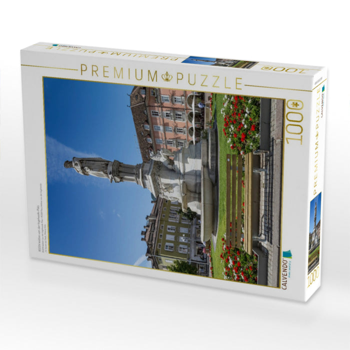 BOZEN Walther-von-der-Vogelweide-Platz - CALVENDO Foto-Puzzle'