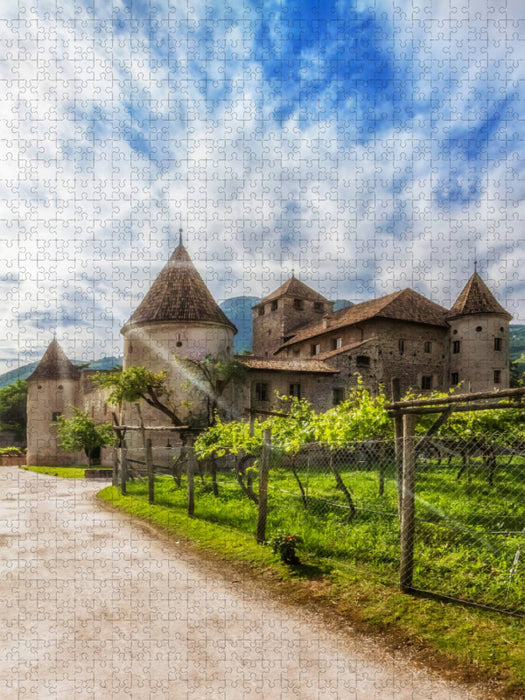BOZEN Schloss Maretsch - CALVENDO Foto-Puzzle'