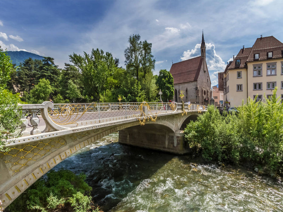 MERAN Postbrücke - CALVENDO Foto-Puzzle'