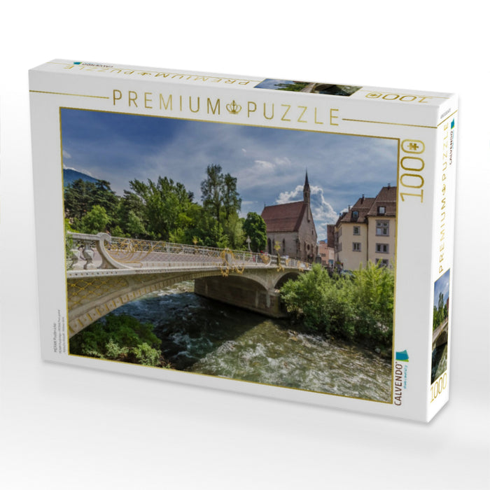 MERAN Postbrücke - CALVENDO Foto-Puzzle'