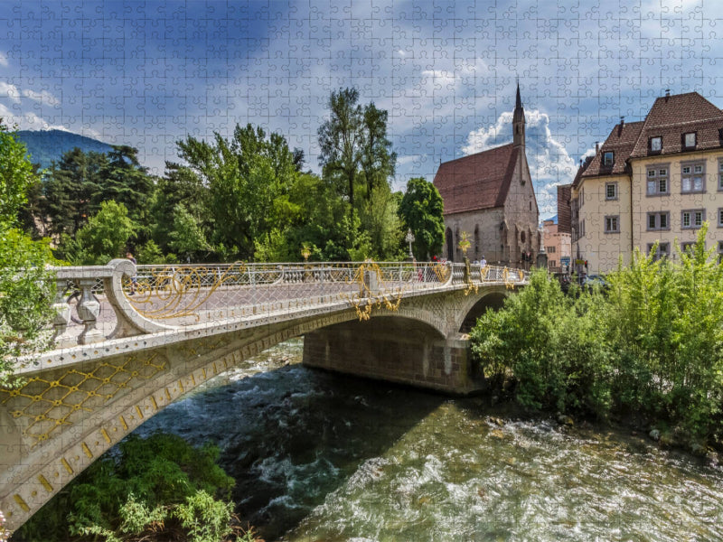 MERAN Postbrücke - CALVENDO Foto-Puzzle'