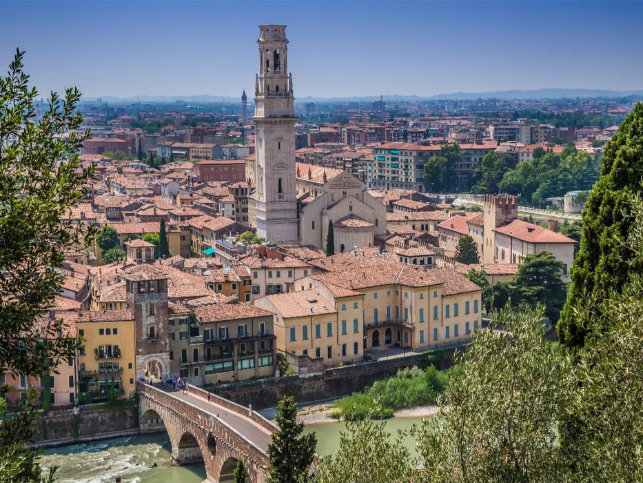 VERONA Blick über die Altstadt - CALVENDO Foto-Puzzle'