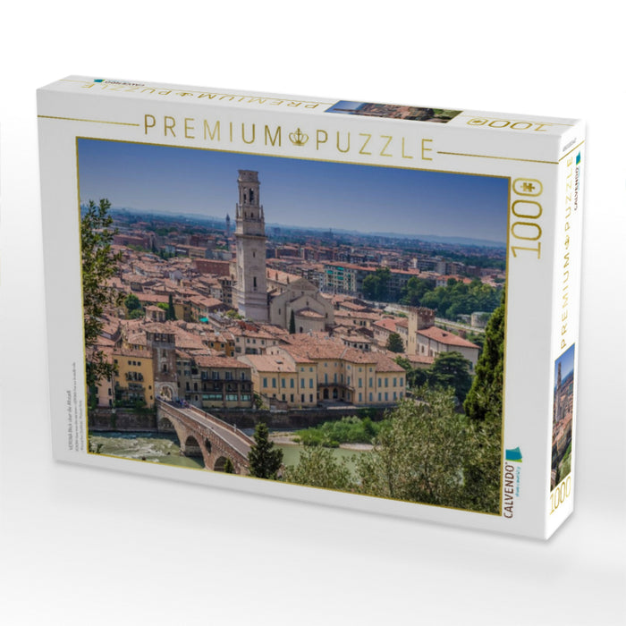 VERONA Blick über die Altstadt - CALVENDO Foto-Puzzle'
