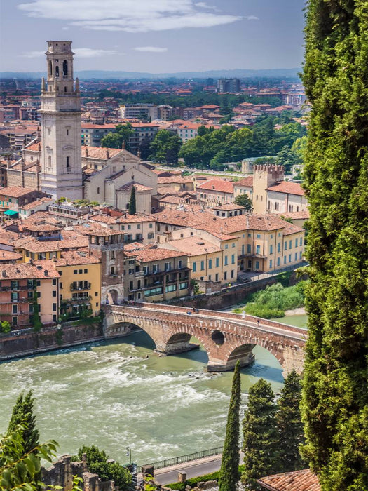 VERONA Blick über die Altstadt - CALVENDO Foto-Puzzle'