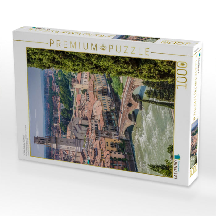 VERONA Blick über die Altstadt - CALVENDO Foto-Puzzle'