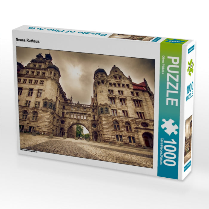 Neues Rathaus 1000 Teile Puzzle quer - CALVENDO Foto-Puzzle'