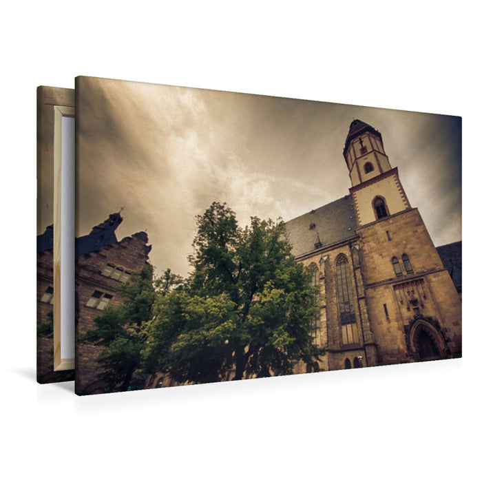 Premium Textil-Leinwand Thomaskirche
