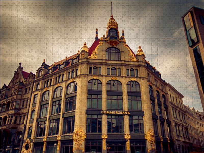 Commerzbank-Fassade 1000 Teile Puzzle quer - CALVENDO Foto-Puzzle'