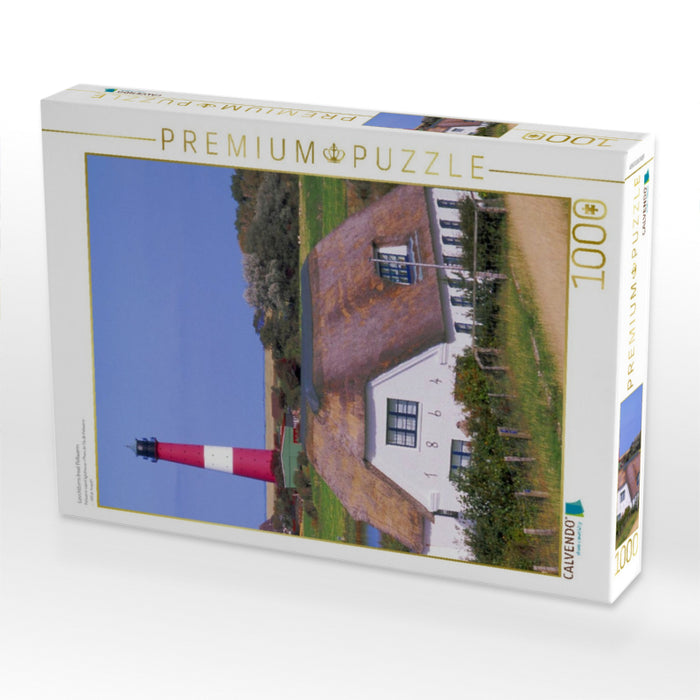 Leuchtturm Insel Pellworm - CALVENDO Foto-Puzzle'