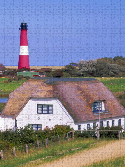 Leuchtturm Insel Pellworm - CALVENDO Foto-Puzzle'