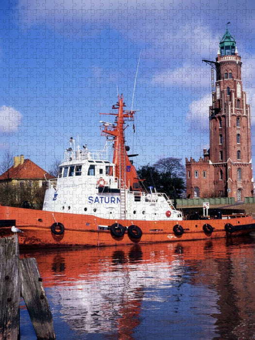 Leuchtturm Bremerhaven - CALVENDO Foto-Puzzle'